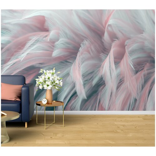 Фотообои Luxury Walls AM00604 Перья 400х270 9500₽