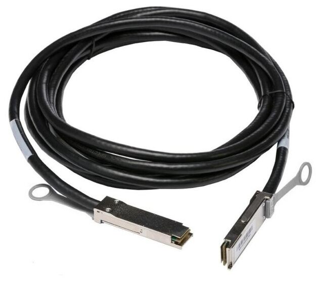 FiberTrade Кабель прямого подключения FT-QSFP+CabP-AWG26-2 (40G, 26AWG витая пара, QSFP+, 2м)