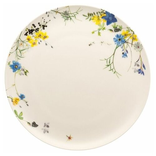 фото Rosenthal тарелка 27 см плоская fleurs des alpes brillance rosenthal