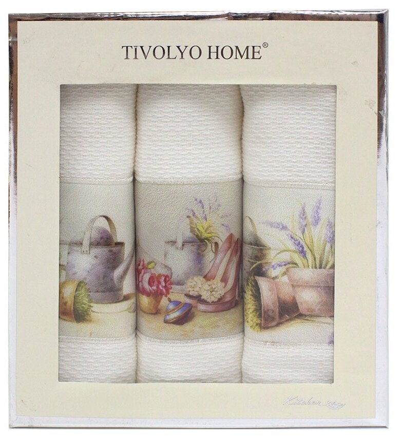 Tivolyo home Кухонное полотенце Jetta (40х60 см - 3 шт) - фотография № 1