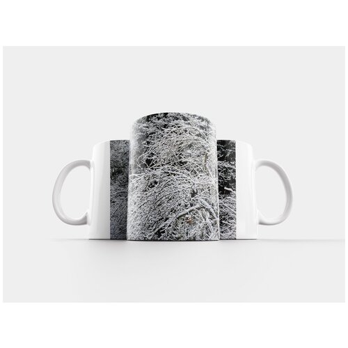 фото Кружка "зима, снег, деревья" 320 мл lotsprints