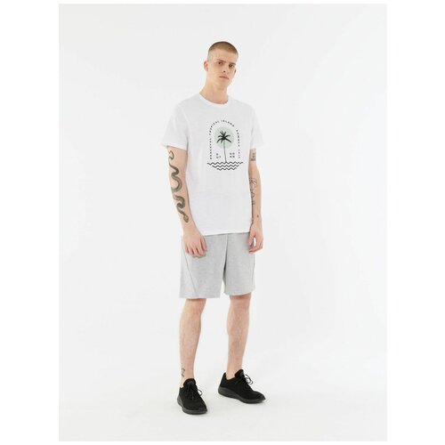 фото Футболка outhorn men's t-shirt белый m hol21-tsm641-10s