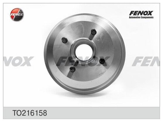 Барабан тормозной Fenox TO216158 180.1x43.8 для Mazda Ford