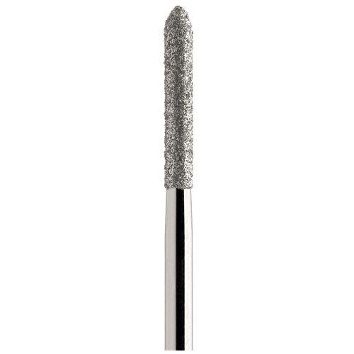 Бор алмазный 879, торпедовидный, D=1,4 мм, L=10 мм, под турбинный наконечник, стандартный хвостовик, черный (μ=150-180 мк)