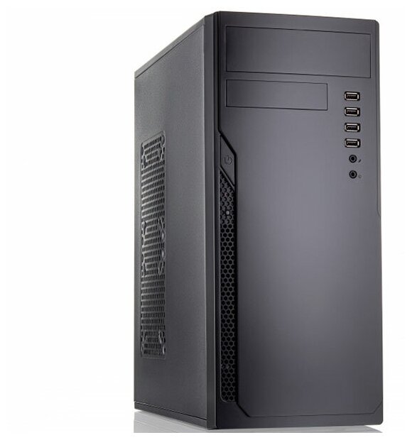 Корпус компьютерный Foxline FL-301 (FL-301-FZ450R) Black