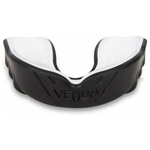 Капа боксерская Venum Challenger Black/White детская боксерская капа спортивная для защиты зубов venum challenger black red