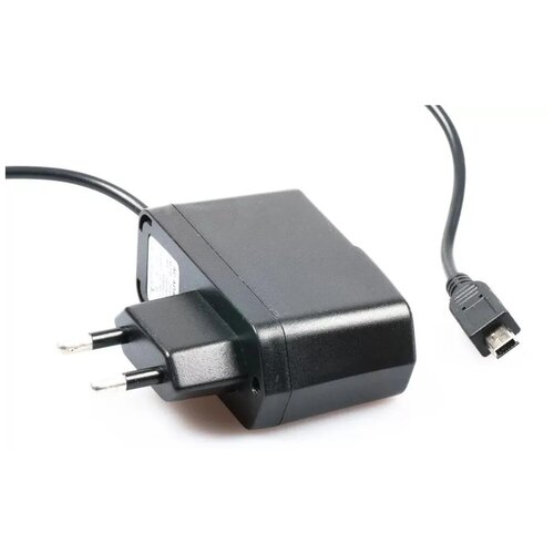 Блок питания mini USB (сетевой адаптер, зарядное устройство) для телефона, планшета, портативной игровой приставки, геймапада, часов 5V 0,5A 1,2м