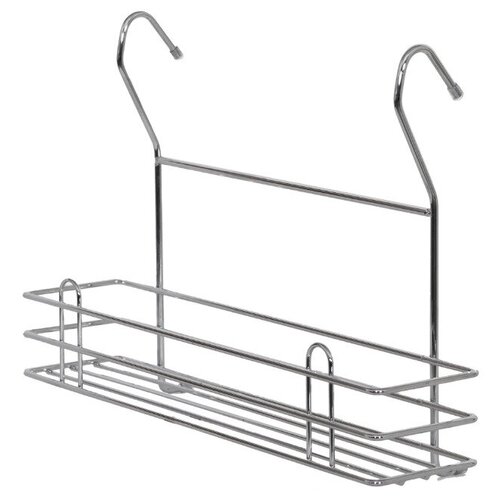 Полка узкая Delinia 35x10.5x25 см сталь цвет хром