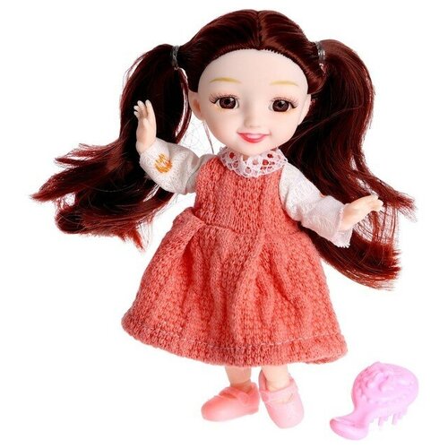 Кукла модная шарнирная «Лиза» с аксессуаром кукла модная шарнирная лиза с аксессуаром