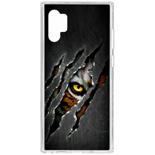 фото Чехол на samsung galaxy note 10 plus / note 10+ kruche print тигриный глаз / чехол для samsung / чехол с рисунком / чехол с принтом / чехол для самсунг / чехол для самсунг / бампер на гелакси / чехол накладка для гэлэкси / противоударная накладка для samsung galaxy / защита для galaxy / защита на samsung / cиликоновый чехол для samaung galaxy / пластиковый чехол на самсунг / защитный чехол для самсунг / чехольчик / защита телефона / ударопрочный чехол / галакси кruче