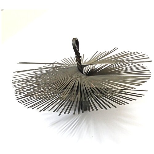 Щетка сталь D250, гайка 12x175, с креп.кольцом