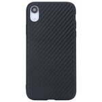 Чехол накладка для Apple iPhone Xr, G-Case Carbon, черная - изображение