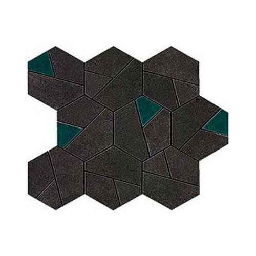 Atlas Concorde Boost AN7A Tarmac Mosaico Hex Jade 25x28,5, 1 шт. (0.07 м2)