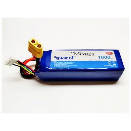 Аккумулятор Li-Po Spard 1800mAh, 14,8V, 75C, XT60