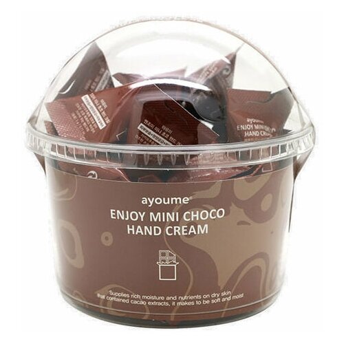 Крем для рук с ароматом шоколада Ayoume Enjoy Mini Choco Hand Cream (30 шт