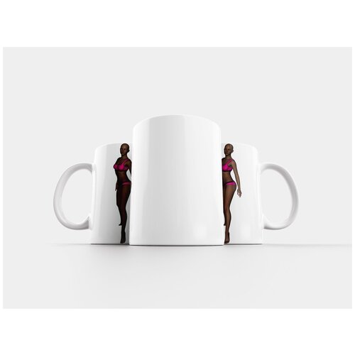 фото Кружка "женщина, поза, бикини" 320 мл lotsprints