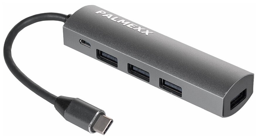 Хаб Palmexx USB-C to 3*USB2.0+USB3.0 /HUB-078