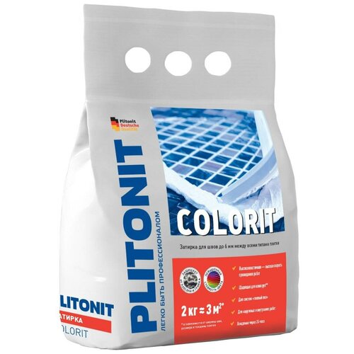 Затирка Plitonit Colorit, бежевая, 2 кг