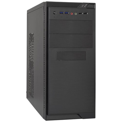 Корпус Minitower ExeGate MA-372UX-UN350 (mATX, БП UN350 с вент. 12см, 2*USB+2*USB3.0, аудио, черный)