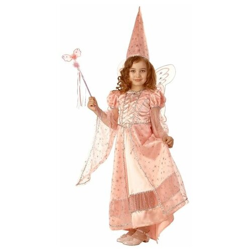 Батик Карнавальный костюм Сказочная фея, размер 38, рост 146 см, цвет розовый