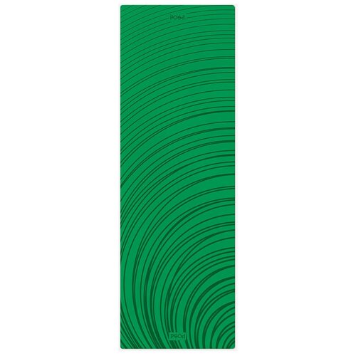 фото Профессиональный полиуретановый коврик для йоги posa nonslip pro 6mm green ripple