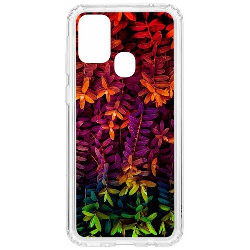 фото Чехол на samsung galaxy m31 kruche print neon leaves / чехол для samsung / чехол с рисунком / чехол с принтом / чехол для самсунг / чехол для самсунг / бампер на гелакси / чехол накладка для гэлэкси / противоударная накладка для samsung galaxy / защита для galaxy / защита на samsung / cиликоновый чехол для samaung galaxy / пластиковый чехол на самсунг / защитный чехол для самсунг / чехольчик / защита телефона / ударопрочный чехол / галакси кruче