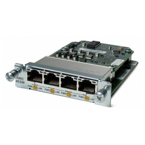 Модули Cisco HWIC-4ESW модуль cisco hwic 2ce1t1 pri