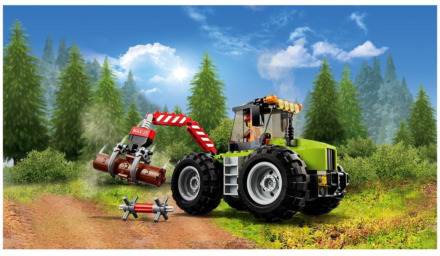 Конструктор LEGO City Great Vehicles Лесной трактор - фото №14
