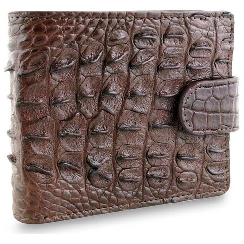 фото Мужской кошелек из мелкофактурной кожи крокодила exotic leather