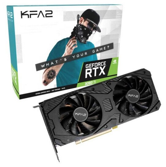 Видеокарта KFA2 GeForce RTX 3060 Ti CORE LHR 36ISL6MD1VQK