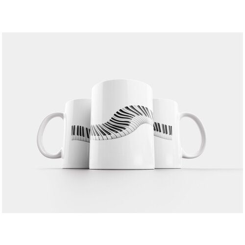 фото Кружка "пианино, чернить, пианист" 320 мл lotsprints