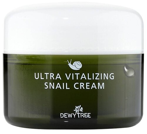 Dewytree Ultra Vitalizing Snail Cream Крем для лица с экстрактом секрета улитки, 80 мл