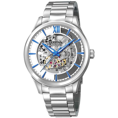 Наручные часы FESTINA Automatic, серебряный