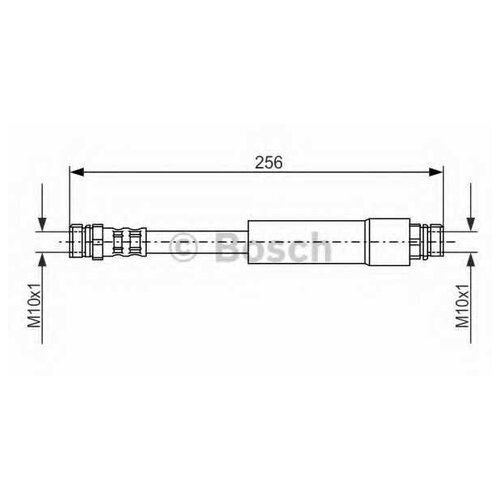 Шланг торм. зад. 256мм, BOSCH, 1987476284