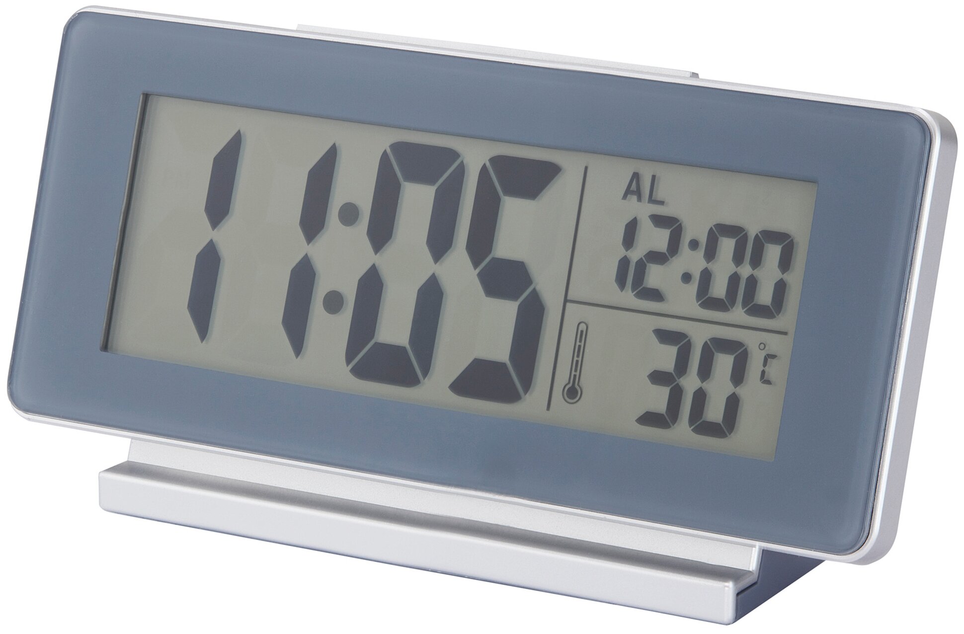 Часы с термометром ИКЕА часы/термометр/будильник ФИЛЬМИС, серый