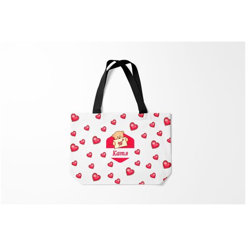 фото Сумка-шоппер / 46х35 см / имена / екатерина катя burnettie