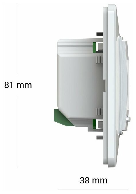 Терморегулятор Welrok (Terneo) PRO белый рамка Стандарт c датчиком