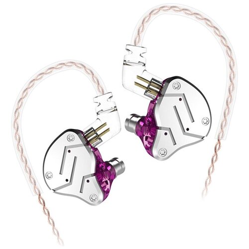 KZ Acoustics ZSN без микрофона фиолетовый 199000₽