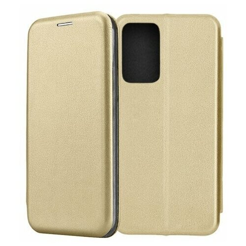 фото Чехол-книжка fashion case для samsung galaxy a52 золотой brauffen
