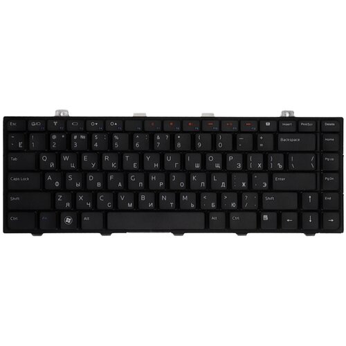 Клавиатура для ноутбука Dell Studio 1450 1457 1458 Series Плоский Enter Черная без рамки PN V100825JS1 149000₽