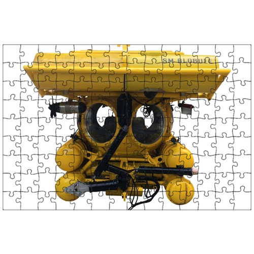 фото Магнитный пазл 27x18см."подводная лодка, подводный, океан" на холодильник lotsprints