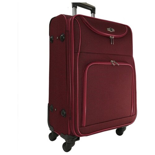 Чемодан Borgo Antico, 88 л, размер L, бордовый чемодан 88 л размер m бордовый