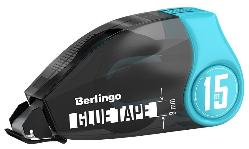 фото Клей-лента 8мм*15м, Berlingo, европодвес