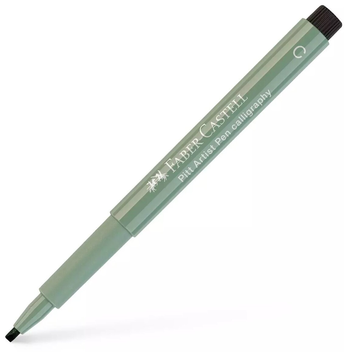 Ручка капиллярная Faber-Castell "Pitt Artist Pen Calligraphy" цвет 272 теплый серый III, С=2,5мм, пишущий узел каллиграфический, 10 шт.