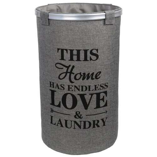 фото Корзина для белья 80л серая fx-1031a fixsen