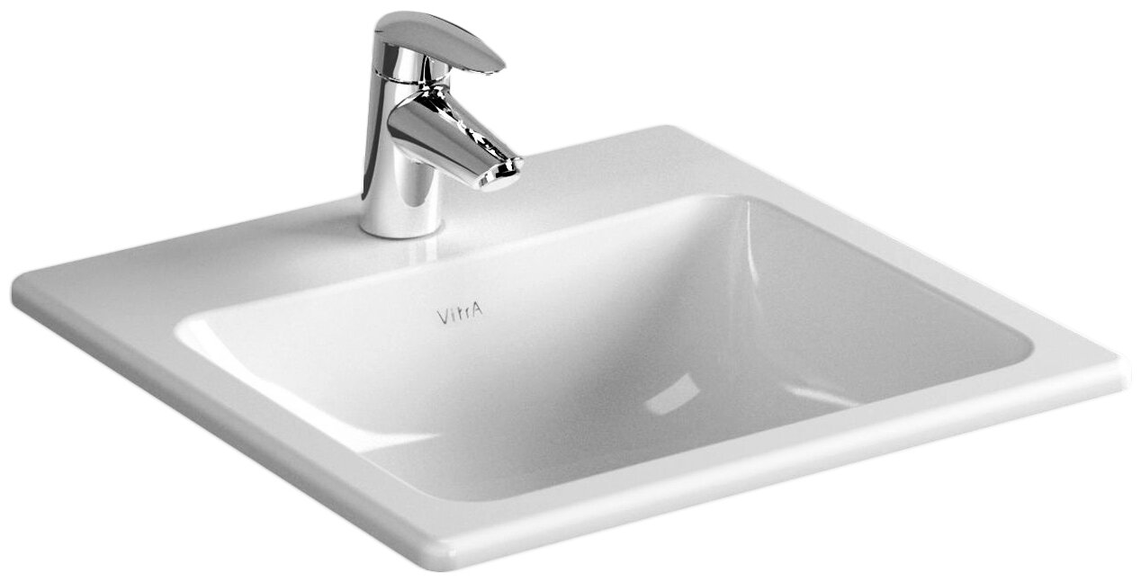 Раковина накладная Vitra S20 45 см 5463В003-0001