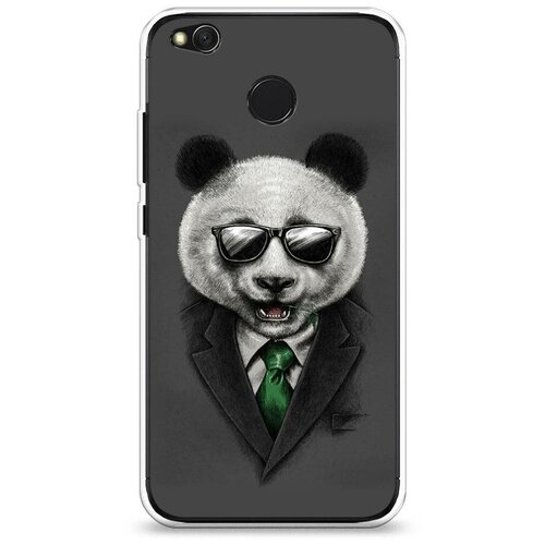 фото Силиконовый чехол "деловая панда" на xiaomi redmi 4x / сяоми редми 4х case place