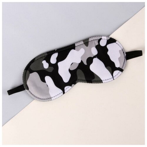 фото Onlitop маска для сна «хаки» 20 ? 8,5 см, резинка одинарная, разноцветная