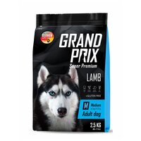 Сухой корм для собак GRAND PRIX ягненок 2.5 кг (для средних пород)