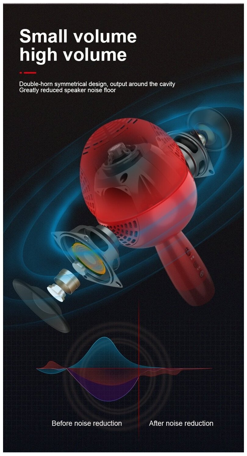 Караоке-микрофон TOSING V3 — фото 16